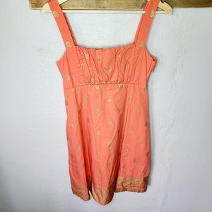 Maeve Orange Tank Midi Dress Anthropologie